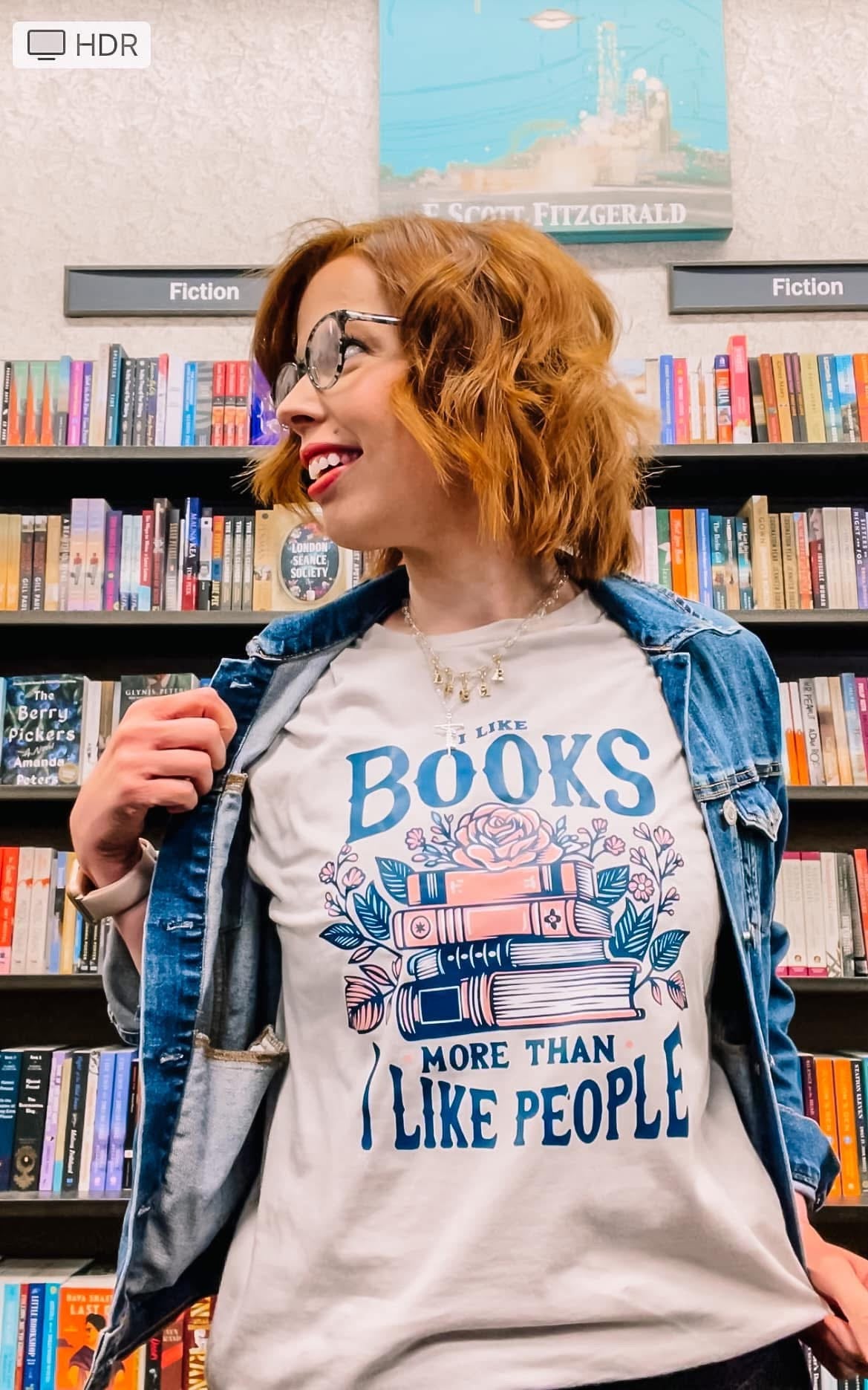 I like books more than people (adult)