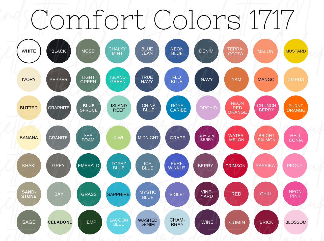 Comfort colors upgrade